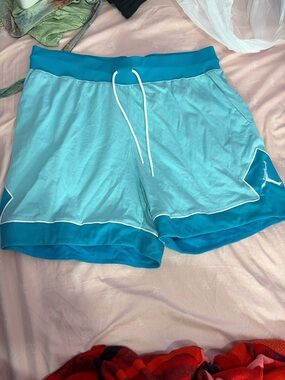 Light Blue Jordan Men Athletic Shorts